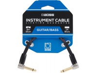 <b>BOSS BIC-PC</b> Cable Audio Patch Jack angulado/angulado mono 15cm para Pedalboards Revestimiento Malla <b>Garantia Vitalícia</b> <b>BOSS BIC-PC</b> Cable Audio Patch Jack angulado/angulado mono 15cm para Pedalboards Revestimiento Malla <b>Garantia Vitalícia</b>